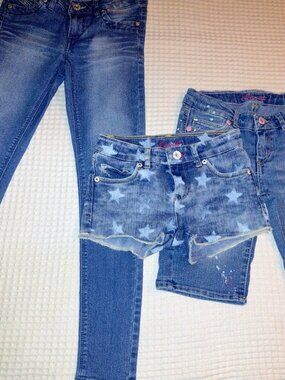 LEVI'S Jean & Shorts Bundle (Little Girls)